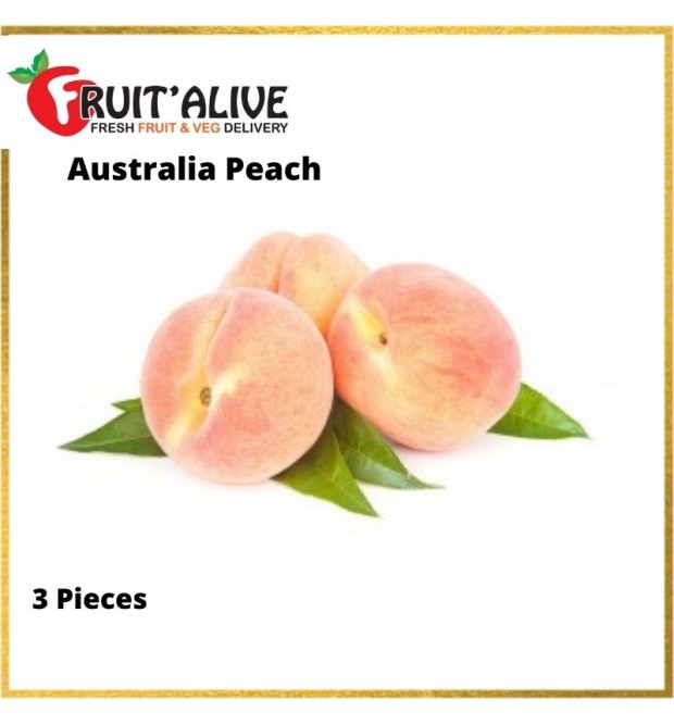 WHITE PEACH FROM USA 3 PCS