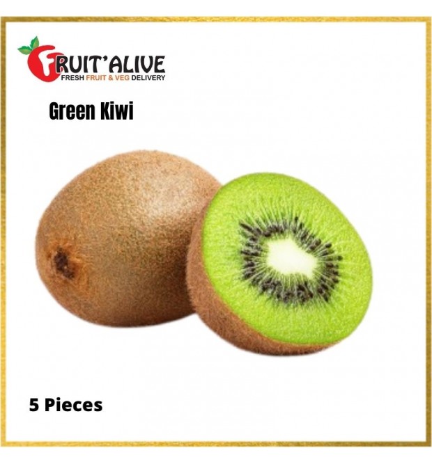 GREEN KIWI FROM NEW ZEALAND 5 PCS (FRUIT)