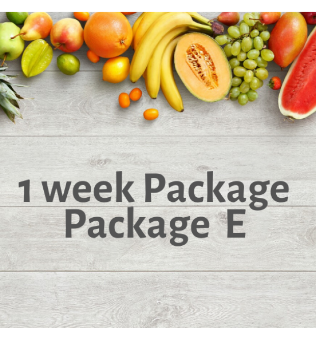 1 week Package - Package E