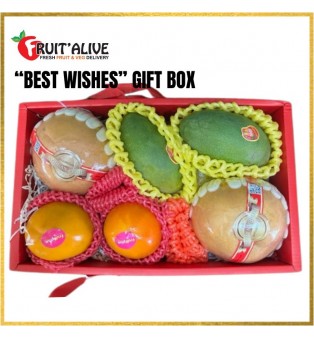 "BEST WISHES" GIFT BOX (FRUIT BOX)