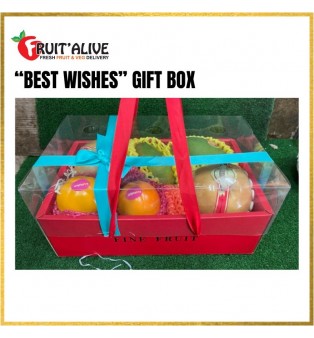 "BEST WISHES" GIFT BOX (FRUIT BOX)