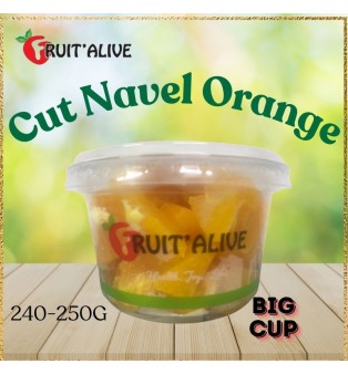 CUT NAVEL ORANGE 240-250GM