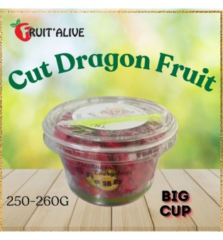 CUT DRAGON FRUIT 250-260GM