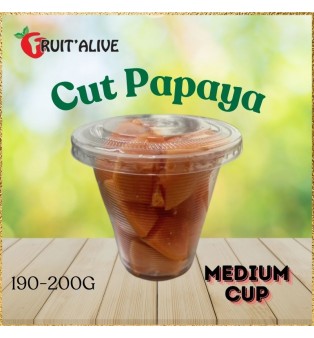 CUT PAPAYA 190-200GM