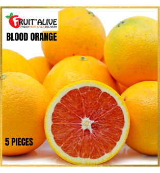 CARA-CARA BLOOD ORANGE FROM USA 5 PCS (FRUIT)