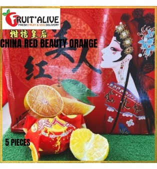 CHINA RED BEAUTY ORANGE -5 PIECES