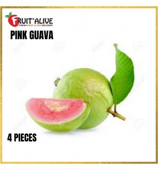 PINK GUAVA FROM THAILAND 4 PIECES (FRUIT)