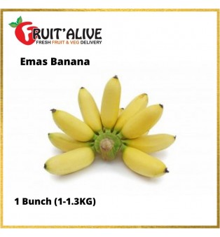 EMAS BANANA FROM MALAYSIA (1 BUNCH)