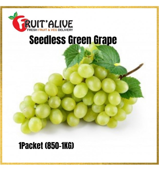 SEEDLESS GREEN GRAPE  FROM AUSTRALIA  (900G-1KG) 