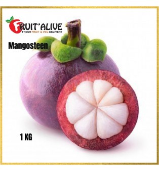 MANGOSTEEN FROM THAILAND 1KG (FRUIT)
