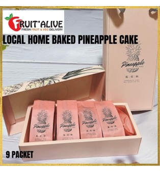 LOCAL HOME BAKED PINEAPPLE CAKE (WITH PINK CARRIER)