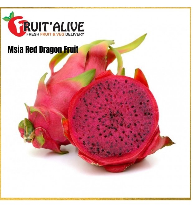 NATURALLY RIPEN RED DRAGON FRUITS FROM MALAYSIA (600G++)