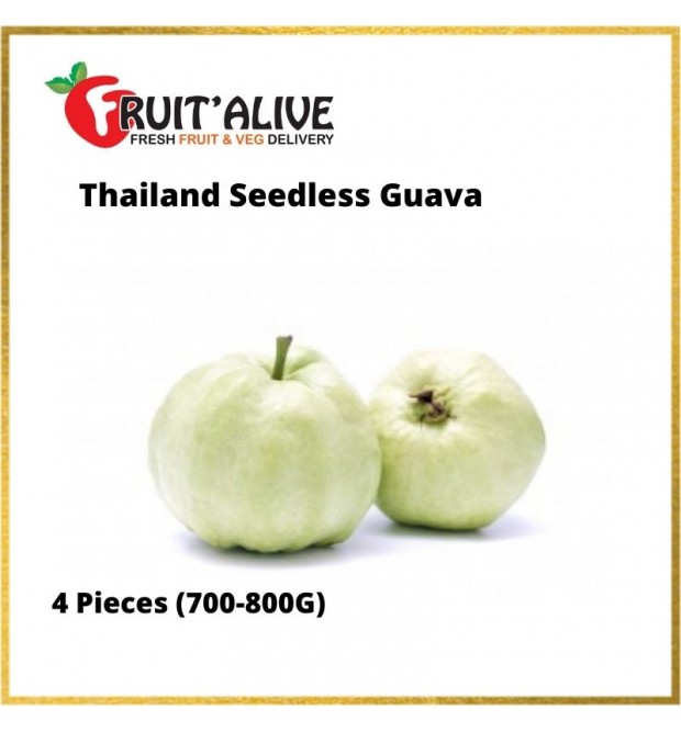 SEEDLESS GUAVA FROM THAILAND 4 PCS