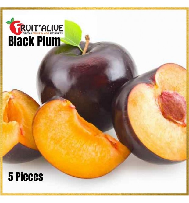 BLACK PLUM FROM AUSTRALIA 5 PIECES (FRUIT) BLACK PLUM FROM AUSTRALIA 5 PIECES (FRUIT)