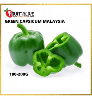 GREEN CAPSICUM MALAYSIA (100g-200G)