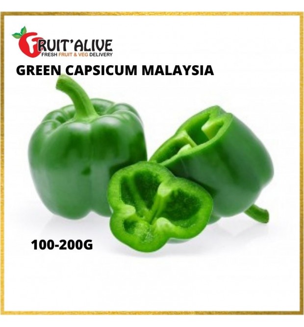 GREEN CAPSICUM MALAYSIA (100g-200G)